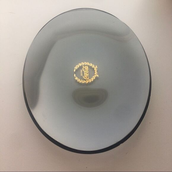 Coca Cola Advertisement Tempered Glass Plate Dish - Picture 4 of 9